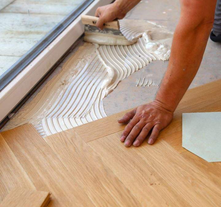 Pose de parquet Sceaux